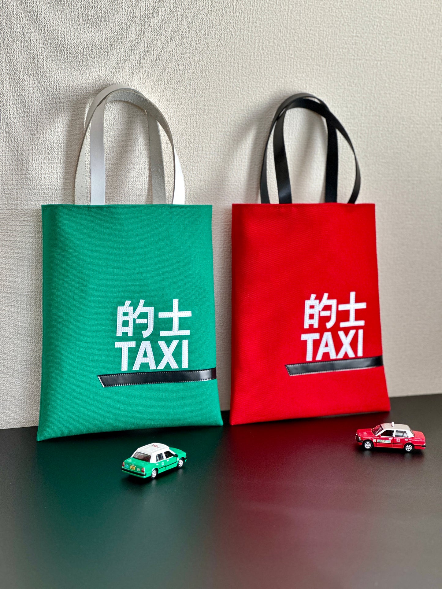 香港的士Bag 持ち手革 グリーン Yukari