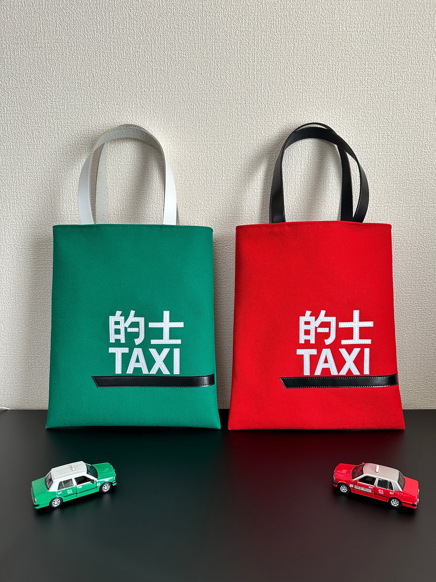 的士bag持ち手革 赤 Yukari