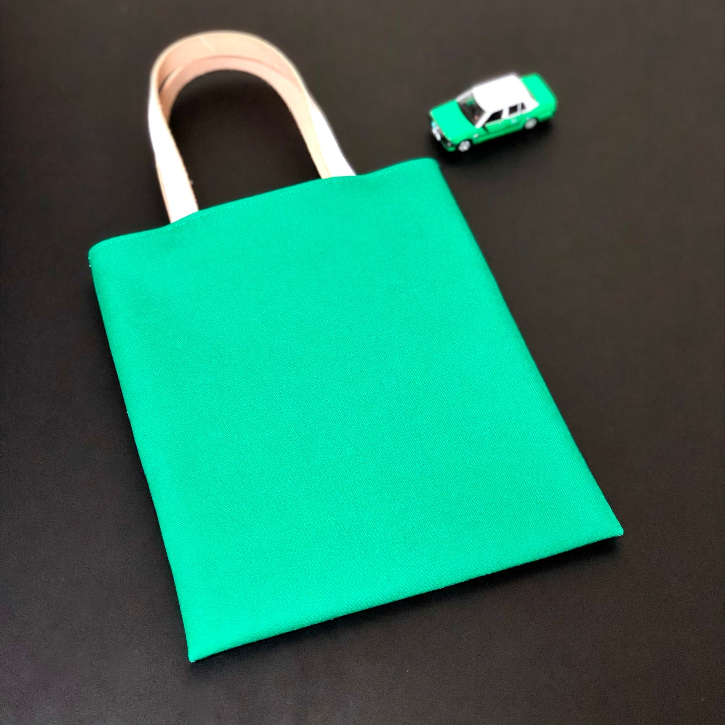 香港的士Bag 持ち手革 グリーン Yukari