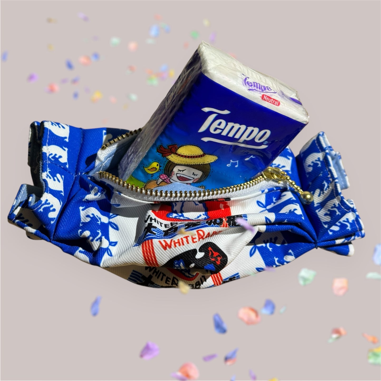 ☆NEW☆大白兔奶糖柄キャンディ型ポーチ　By Etsuyo